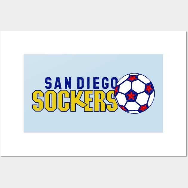 Defunct San Diego Sockers NASL Soccer 1984 Wall Art by LocalZonly